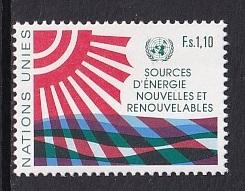 United Nations Geneva  #102  MNH  1981   new and renewable energy