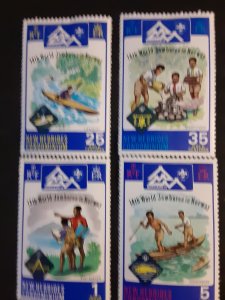 +New Hebrides #197-200          MH