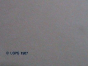 ​UNITED STATES-1987-UNITED STATES FLAG -MNH-POST CARD-VF WE SHIP TO WORLD WIDE