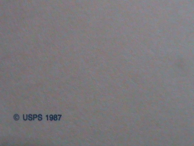 ​UNITED STATES-1987-UNITED STATES FLAG -MNH-POST CARD-VF WE SHIP TO WORLD WIDE