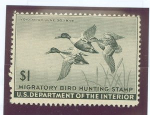 United States #RW12 Mint (NH) Single (Ducks)