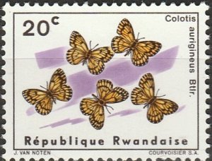 Rwanda, #116 Mint Hinged From 1965-66, CV$0.25