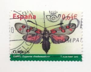   Spain 2010 Scott 3686 used - 64c, Butterfly