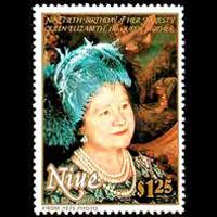 NIUE 1990 - Scott# 587 Queen Mother Set of 1 NH