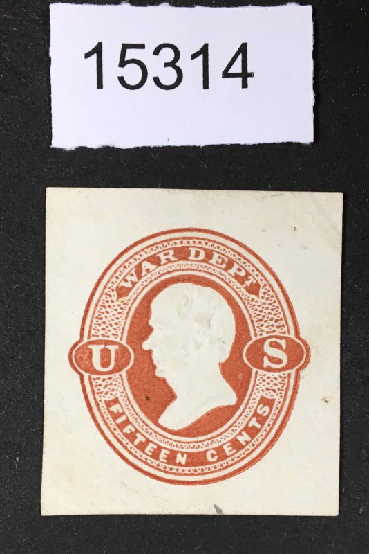 MOMEN: US STAMPS # UO27 1873 UNUSED NO GUM $125 LOT #15314