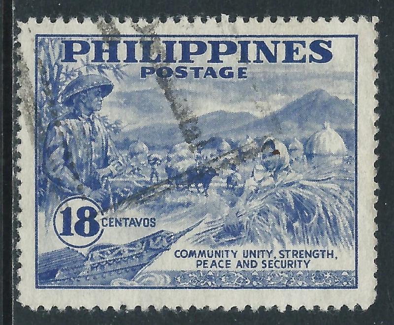 Philippines, Sc #556, 18c Used