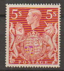 GB George VI  SG 477 very lightly mounted mint mark on gum 