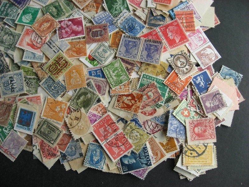 Western Europe gambler mixture (duplicates,mixed cond) 1000 watch the old stuff!