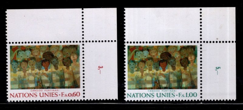 United Nations UN  Geneva Scott 41-2 MNH** stamps