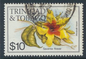 Trinidad & Tobago  SG 701 Used  Flowers  1983 issue  SC# 407 - see scans