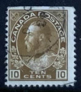 CANADA 1925 10 cents SG254 USED.