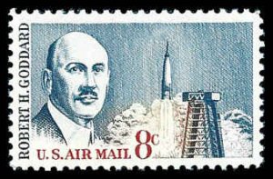 PCBstamps   US C69 8c Dr. Robert H. Goddard, MNH, (12)