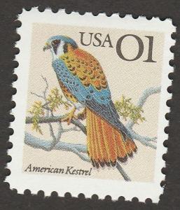 US 2476 American Kestrel 1c single MNH 1991