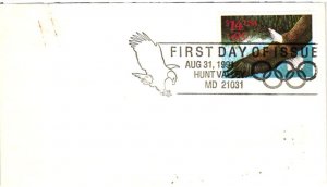 #2540 Priority Mail Eagle - No Cachet  