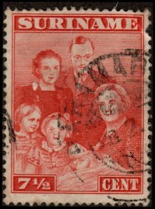 Suriname 177 - Used - 7 1/2c Royal Family (1943)