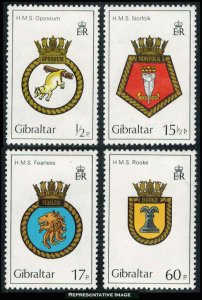 Gibraltar Scott 431-434 Mint never hinged.