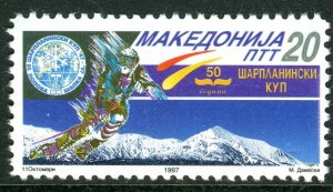 018 - MACEDONIA 1997 - Championship of Alpine Skiing - MNH Set