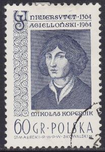 Poland 1229 Nicolas Copernicus 0.60zł 1964