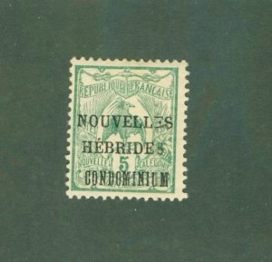 FRENCH NEW HEBRIDES 6 MH CV $8.00 BIN $4.00