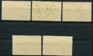 U.S. 1913 PARCEL POST Postage Due  SCOTT #JQ1-JQ5 MNH SET. 