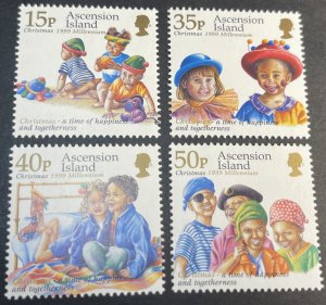 ASCENSION ISLAND # 741-744-MINT NEVER/HINGED--COMPLETE SET--1999