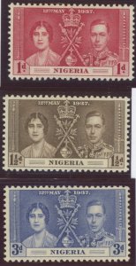 Nigeria #50-52 Unused Single (Complete Set)