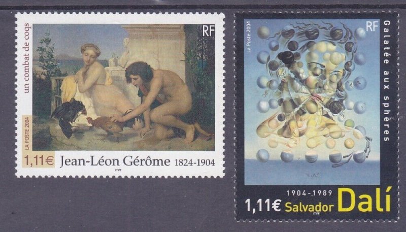 France 3013-14 MNH 2004 Art Series Paintings Set of 2