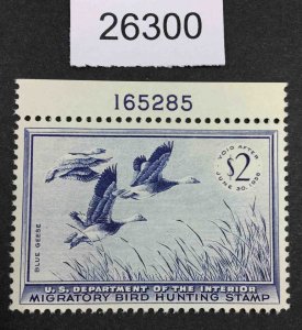 US STAMPS #RW22 MINT OG NH VF LOT #26300