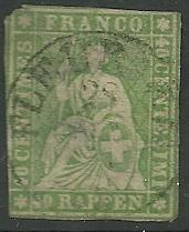 Switzerland - 40 - Used - SCV-85.00