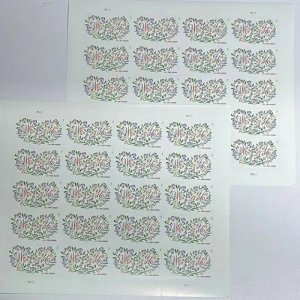 2015 oath flowers Forever Stamps 5 books of 20PCS, total 100pcs