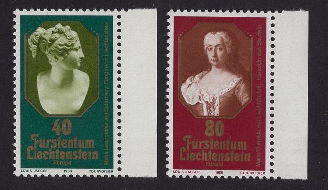 Liechtenstein  #685-686  MNH 1980  Europa