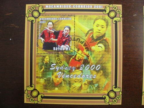 Sydney 2000 Olympics 11 used souvenir sheets Mozambique Sc 1423-33 