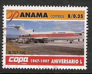 Panama Scott 853e Used. Airplane