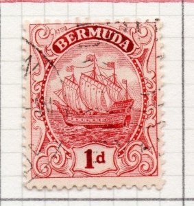 Bermuda 1922-34 Early Issue Fine Used 1d. 153822