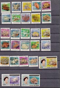 J28397 1984 cook island mnh part of set #787//813 marine life