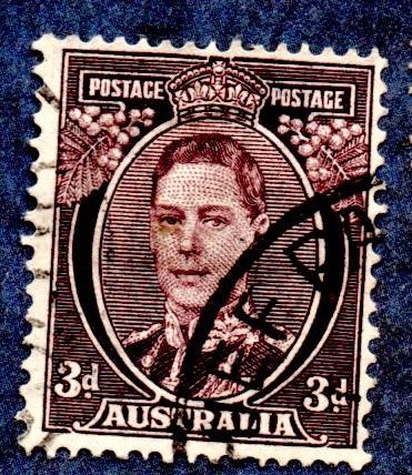 Australia Scott #193 2d King George V (1943) used