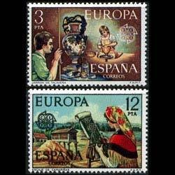 SPAIN 1976 - Scott# 1941-2 Europa-Crafts Set of 2 NH
