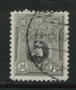 Peru  Scott 216 used 1918 stamp