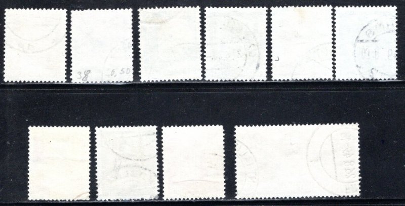 Germany  6N30-6N38  Used   VF  CV  $360.45   ....   2340159