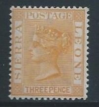 Sierra Leone #28 NH 3p Queen Victoria Wmk. 2