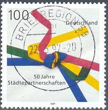 Sistere Cities Movement, 50th Anniv., Germany SC#1967 used