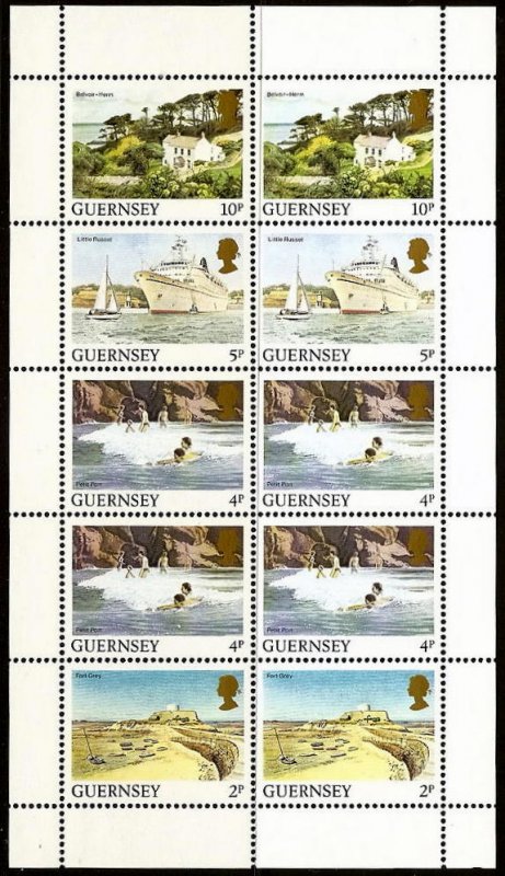 GUERNSEY 1984 , Pictorials MNH S/Sheet # 292a