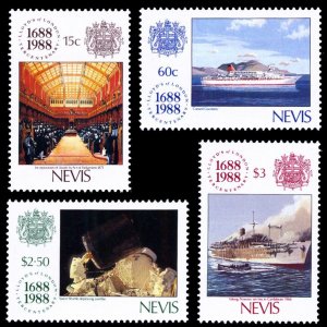 Nevis 1988 Lloyd's Scott #571-574 Mint Never Hinged