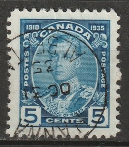 Canada 1935 Sc 214 used Hanna Alberta CDS
