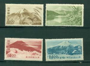 Japan 460-463 NH Fuji Hakone park set mountain