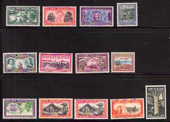 NEW ZEALAND, 229-241, VF,NH,OG, COMPLETE SET.