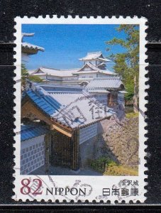 Japan 2015 Sc#3810 Kanazawa Castle Used