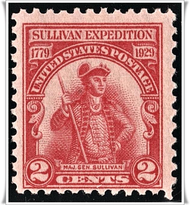 SC#657 2¢ Sullivan Expedition MNH 