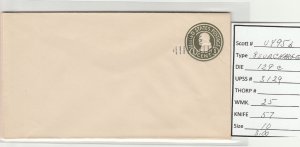 Scott# U495b Die 129 UPSS#3129 US envelope.