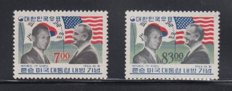 korea   #  544-45     mnh    cat $ 15.00